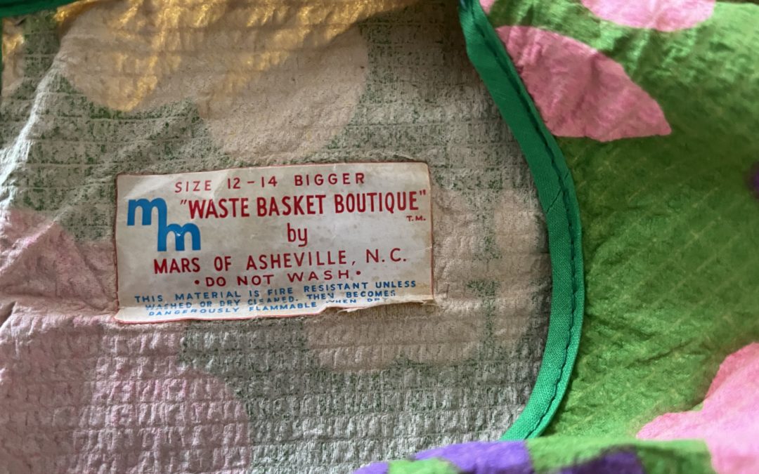 WNC History: Waste Basket Boutique paper dresses were made in Asheville by Mars